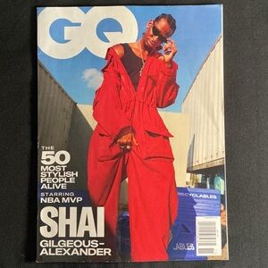GQ Magazine- NBA MVP Shai Gilgeous Alexander